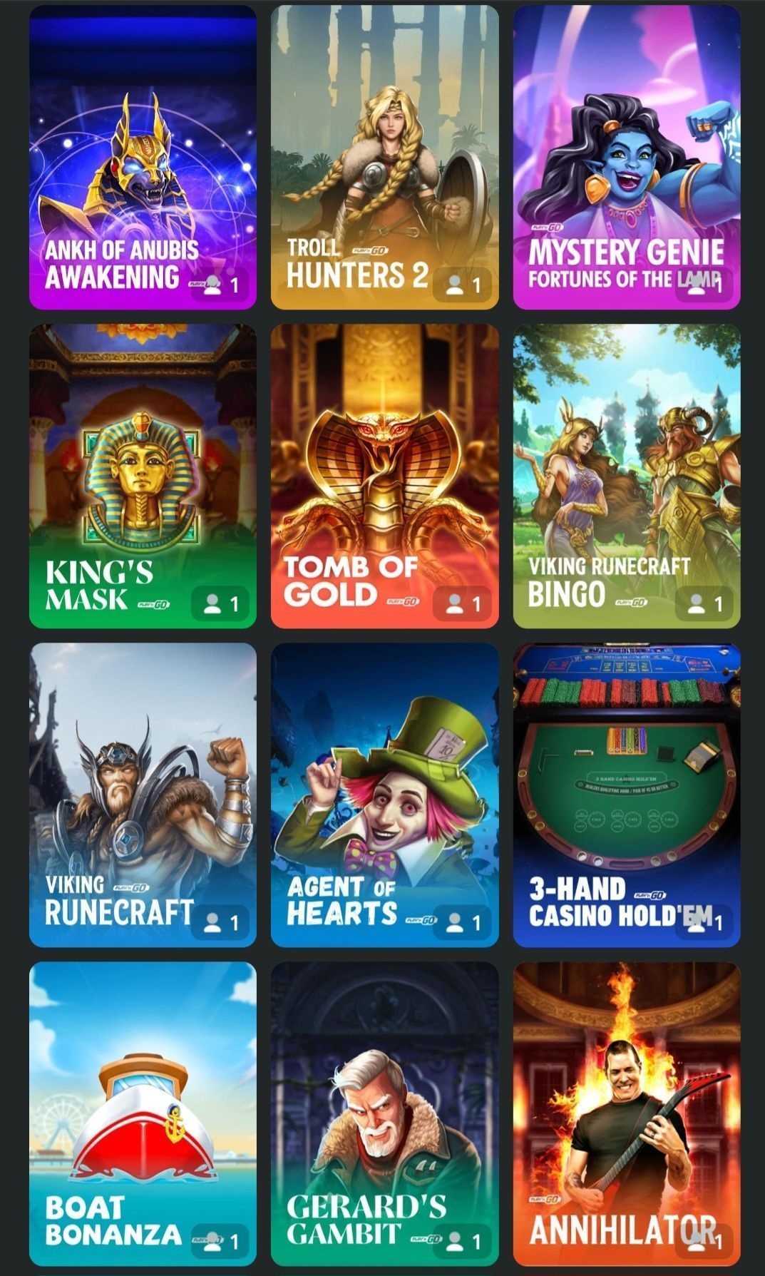 PunchBets Casino game