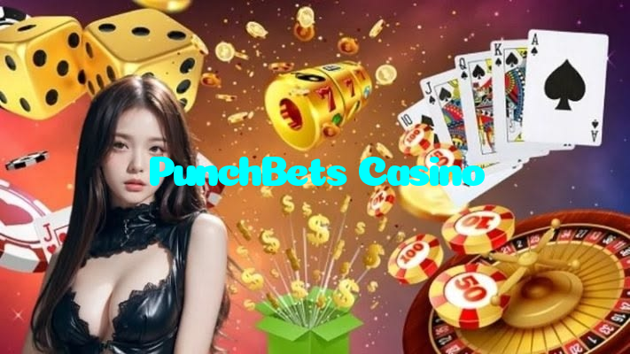 PunchBets Casino casino presented on mobile device in Pakistan with slots and live games
